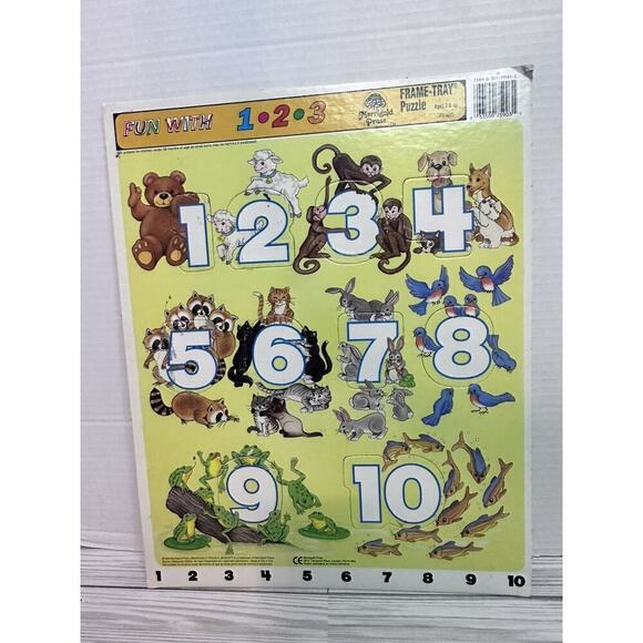 Vintage Jigsaw Puzzle Preschool Kid’s Muppets Pendleton Lot Of 5 1987- 2002 - Picture 6 of 15